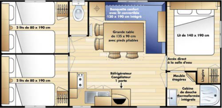 Mobil-Home 6 places