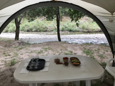 Les emplacements du camping