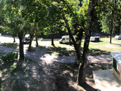 Les emplacements du camping