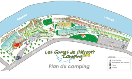 Plan du camping